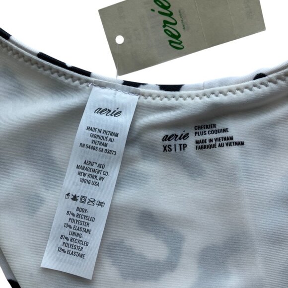 aerie size S/XS mismatch bikini SMALL black top and XS leopard bottom - Picture 7 of 16